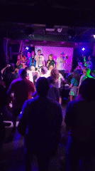 Ska band performs at graffiti-covered Moscow venue