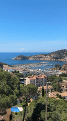 Sunny Sunday morning captured in Spanish coastal town