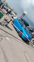 Modified car show draws enthusiasts to Yaroslavl parking lot