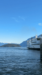 Ferry operations documented at Horseshoe Bay terminal, West Vancouver