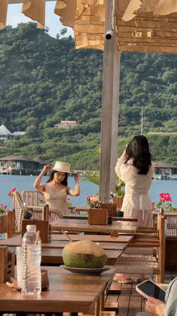 Morning scenes captured at Labuan Bajo waterfront restaurants and transport