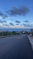 Coastal road scene recorded in Mũi Né, Vietnam