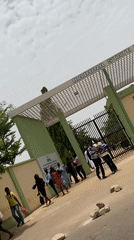 Daily activity captured at Kaduna State University entrance