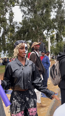 Monster Energy face painting event in Nigeria