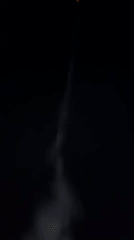 Fireworks rocket lights up the sky on Mexican Independence Day