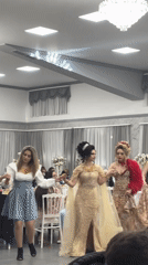 Wedding reception with elaborate attire celebrated in Banya, Bulgaria