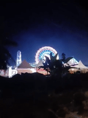 Night carnival lights up Keudepanteubreuh with rides and crowds