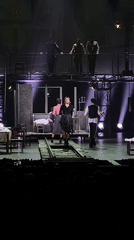 Theatrical performance featuring hospital themes staged in Rusanovo, Russia
