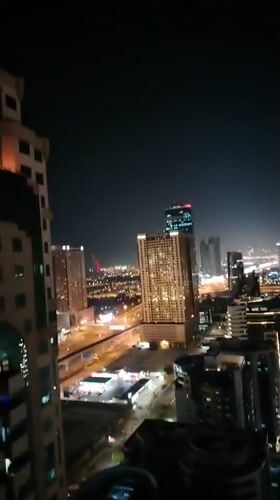 Daily life captured across Dubai during evening hours