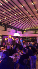 Evening entertainment and Bosphorus bridge views captured in Istanbul
