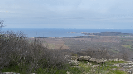 Coastal scenery documented from rocky overlook in Sozopol
