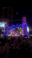 Outdoor night performance draws large crowd in Thủ Dức