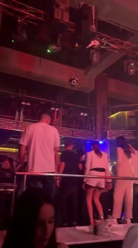 Nightclub scene documented in Smolyan, Bulgaria Saturday evening