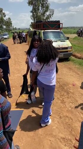 Nigerian university students celebrate graduation with outdoor festivities