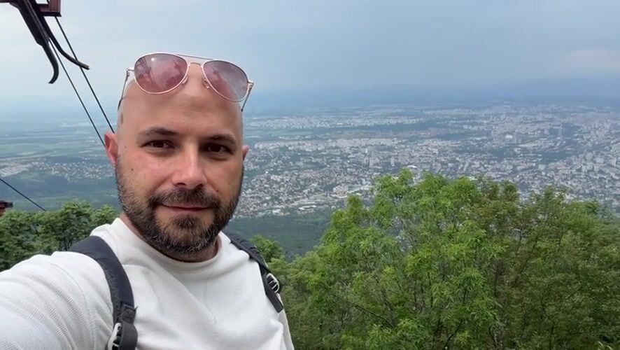 Morning on Vitosha: city views, old pylons, and rooftop cats