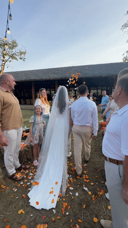Outdoor Wedding Ceremony Held at Equestrian Venue in Thailand