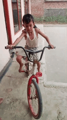Kids riding bikes and playing outside in Mojo Pahit