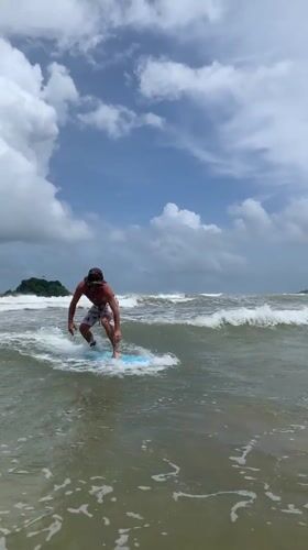 Surf morning at Weligama Beach, Sri Lanka