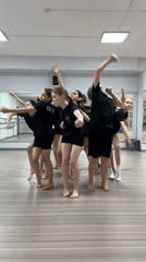 Young dancers practice choreography in Votkinsk studio