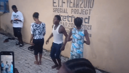 Outdoor dance and social gathering in Akwanga, Nigeria