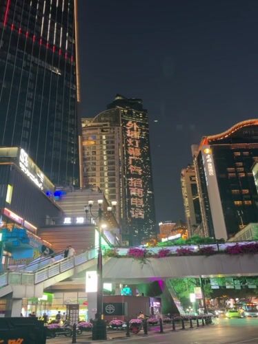 Digital building displays light up Yuzhong District night