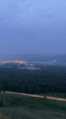 Krasnoyarsk Evening Skyline and Flag Documented by Witnesses