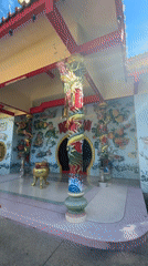 Temple complex documented on Koh Phangan island, Thailand