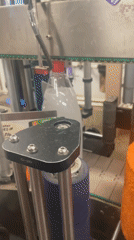 Bottling facility operates in Терволово during morning production shift