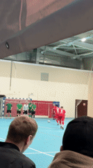 Indoor futsal match draws local crowd in Votkinsk