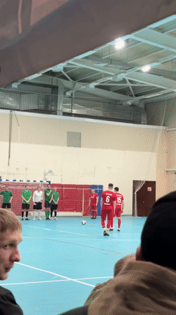 Indoor futsal match draws local crowd in Votkinsk