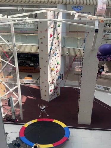Mall lunch and trampoline session in Plovdiv