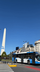 Everyday Buenos Aires scenes captured near Obelisco monument