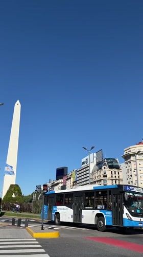 Everyday Buenos Aires scenes captured near Obelisco monument