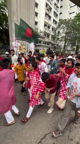 Bengali New Year celebrations draw crowds, security presence in Dhaka