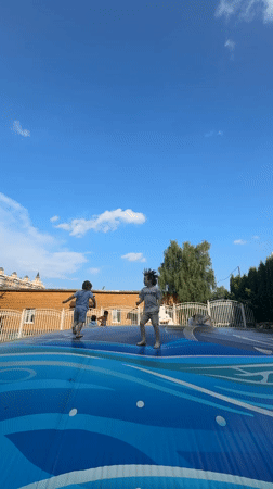 Summer day out near Moscow — trampolines, cafe views, good drinks