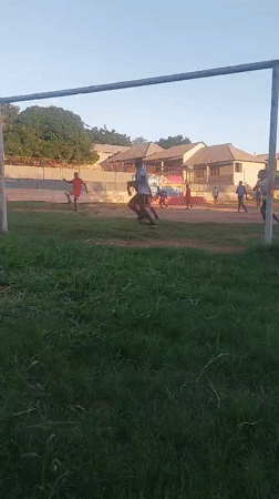 Youth soccer games and school activities observed in Dar es Salaam