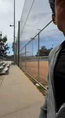 Man Films Message Near Los Angeles Baseball Field