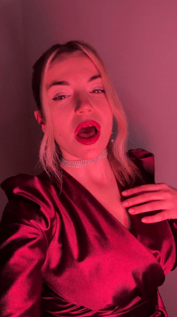 Woman poses for photo session in Budva Montenegro