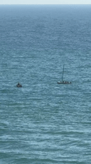 Small boats spotted off Netanya coast during afternoon recreational activity