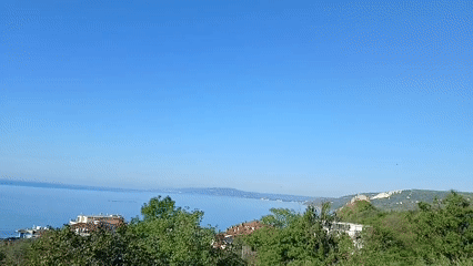 Clear morning scenes documented across Balchik, Bulgaria coastal parks