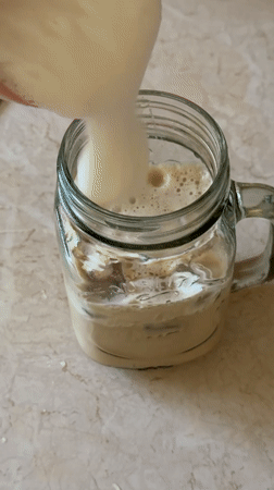 Coffee prep, houseplants, and emoji posts from a Lovech home