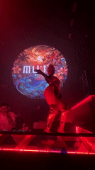 DJ set with dancers lights up a North Kuta nightclub stage