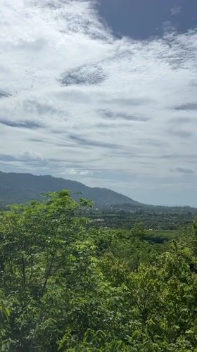 Landscape view captured in Baan Hua Thanon, Thailand