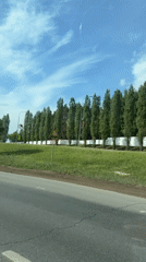 Early morning drive recorded in Naberezhnye Chelny, Russia