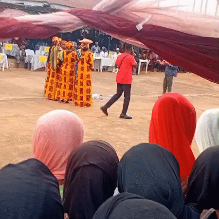 Traditional cultural performance draws crowds in Ogbogbo, Nigeria
