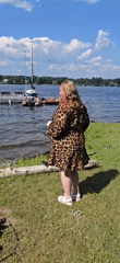 Summer evening at Drummondville's municipal beach