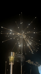Color-changing solar lights observed in Oswestry yard