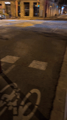 Late-night pedestrian activity observed in Barcelona streets