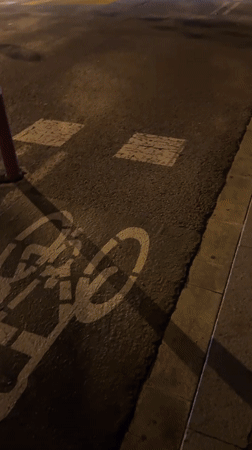 Late-night pedestrian activity observed in Barcelona streets