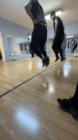 Folk dance practice observed in Buhovo studio